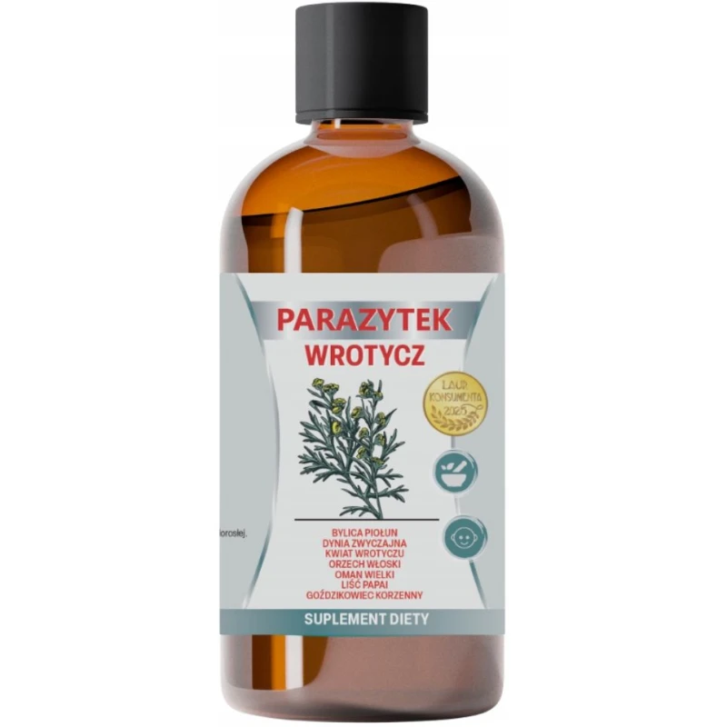 Parazytek Wrotycz, płyn 50 ml - Ziołowe krople z wrotyczem i piołunem