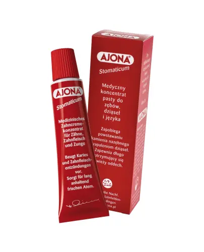Ajona Stomaticum, 25 ml - Koncentrat pasty do zębów, dziąseł i języka