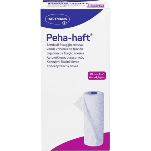 Peha-Haft bandaż kohezyjny, 10 cm x 4 m, 1 sztuka -  Do mocowania wszelkiego rodzaju kompresów i opatrunków