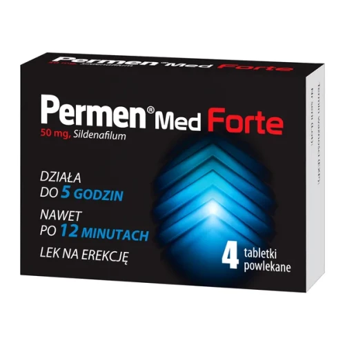 Permen Med Forte 50 mg, 4 tabletki