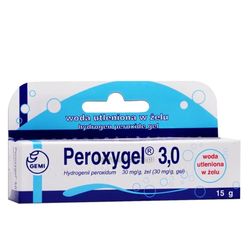 Peroxygel 3,0 żel 15 g - Do odkażania ran, otarć i zadrapań skóry