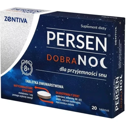 Persen Dobranoc, 20 tabletek - Tabletki na sen