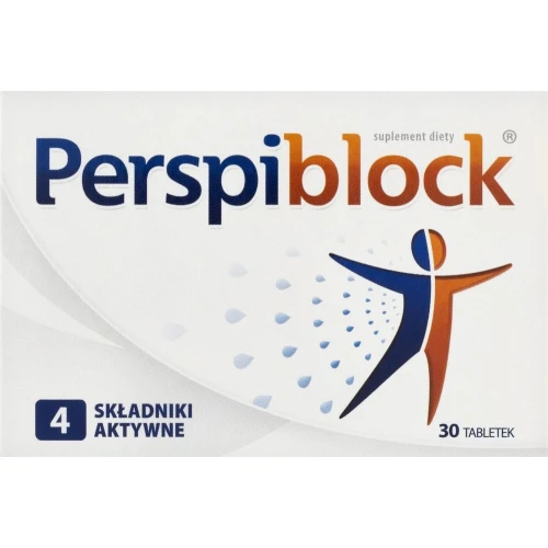 Perspiblock, 30 tabletek - Tabletki na pocenie