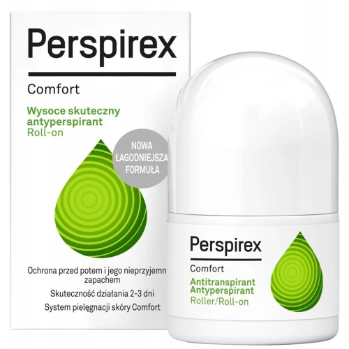 Perspirex Comfort Antyperspirant Roll-on, 20 ml - Na umiarkowaną nadpotliwość