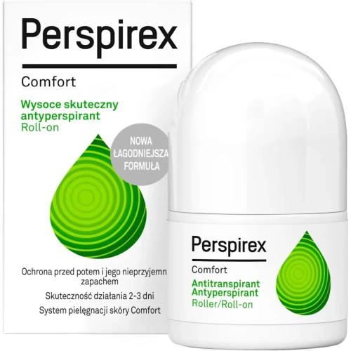 Perspirex Comfort, antyperspirant roll-on, 20 ml - Bloker potu pod pachy