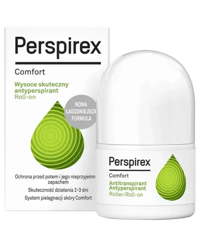 Perspirex Comfort, antyperspirant roll-on, 20 ml - Bloker potu pod pachy