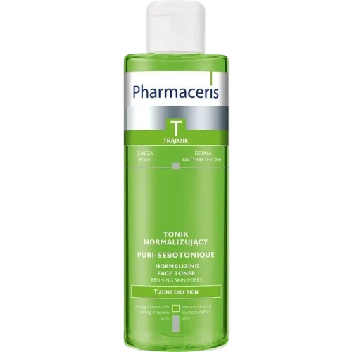 Pharmaceris T Puri-Sebotonique, tonik normalizujący do twarzy, 200 ml - Usuwający zanieczyszczenia i pozostałości makijażu