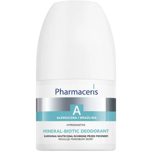 Pharmaceris A Mineral Biotic Deodorant, 50 ml - Delikatna ochrona i świeżość dla skóry wrażliwej