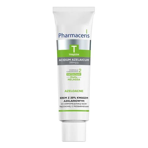 Pharmaceris T Azeloacne Krem z 20% kwasem azelainowym, 25 ml - Na trądzik, przebarwienia i blizny potrądzikowe
