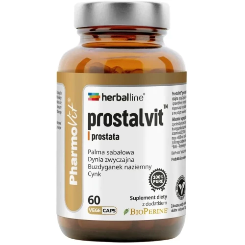 PharmoVit Prostalvit™ prostata, 60 kapsułek - Wsparcie prostaty i układu moczowego u mężczyzn