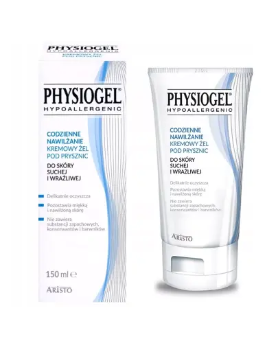 Physiogel Kremowy żel pod prysznic, 150 ml - Pozostawia skórę miękką i nawilżoną