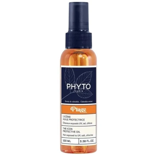 Phyto Plage Ochronny olejek do włosów, 100 ml - Ochrona UV, nawilżenie i połysk