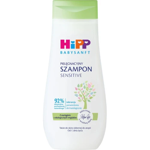 HiPP Szampon pielęgnacyjny, 200 ml - Łagodny szampon dla niemowląt