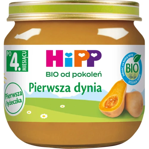 HiPP Pierwsza dynia BIO, 80 g - Dla niemowląt od 4. miesiąca