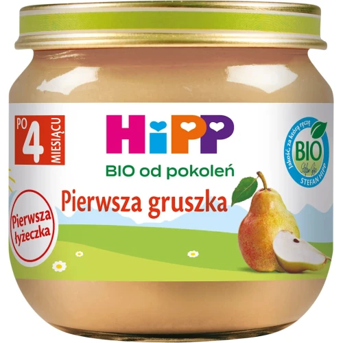 HiPP Pierwsza gruszka BIO, 80 g - Dla niemowląt od 4. miesiąca