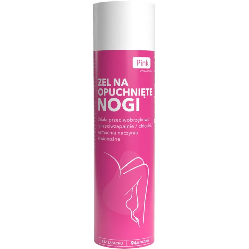 Pink Mama Żel na opuchnięte nogi, 200 ml - Chłodzący efekt