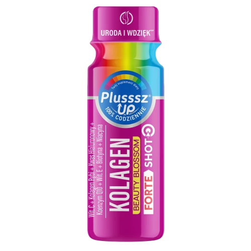 Plusssz Up Kolagen Beauty Blossom Forte Shot, 50 ml - Kolagen morski do picia
