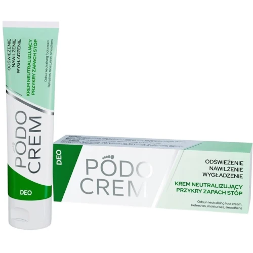 Podocrem Deo Krem do stóp, 30 g - Ochrona przed nadmierną potliwością i nieprzyjemnym zapachem