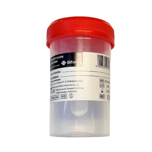 Pojemnik na kał sterylny, 1 sztuka - Do pobierania próbek diagnostycznych