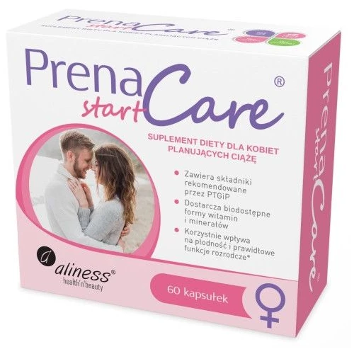 PrenaCare® START dla kobiet, 60 kapsułek - Suplement diety dla kobiet planujących ciążę