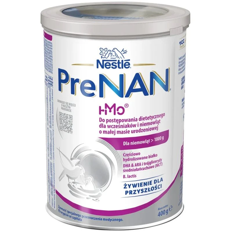Nestlé PreNAN, 400 g - Dla wcześniaków i niemowląt o małej masie urodzeniowej