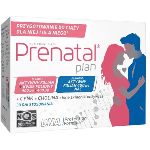 Prenatal Plan - Prenatal Primo, 30 kapsułek + Nucleox Primo, 30 kapsułek