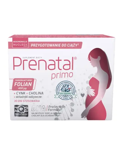 Prenatal Primo kapsułki, 30 sztuk - Dedykowane kobietom planującym ciążę