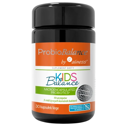 ProbioBalance by Aliness® KIDS Balance, 30 kapsułek - Probiotyk dla dzieci
