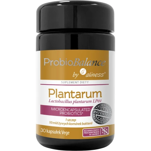 ProbioBalance Lactobacillus plantarum LP01, 10 mld, 30 kapsułek - Mikrokapsułkowany probiotyk z prebiotykiem Fibregum™