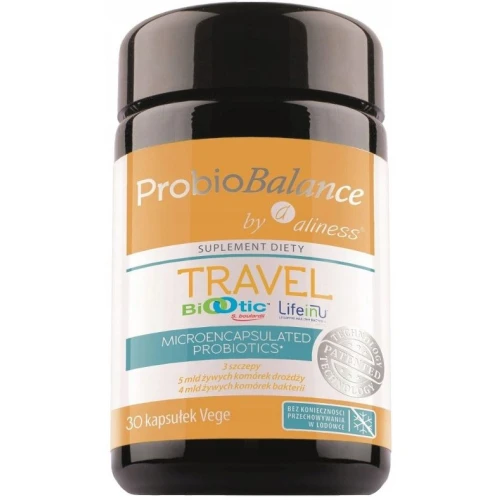 ProbioBalance Travel, 30 kapsułek - Wsparcie mikroflory jelitowej w trakcie wyjazdów