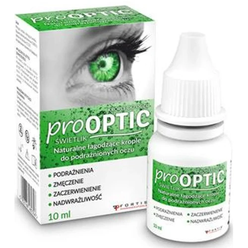 Prooptic Świetlik, 10 ml - Krople na czerwone oczy