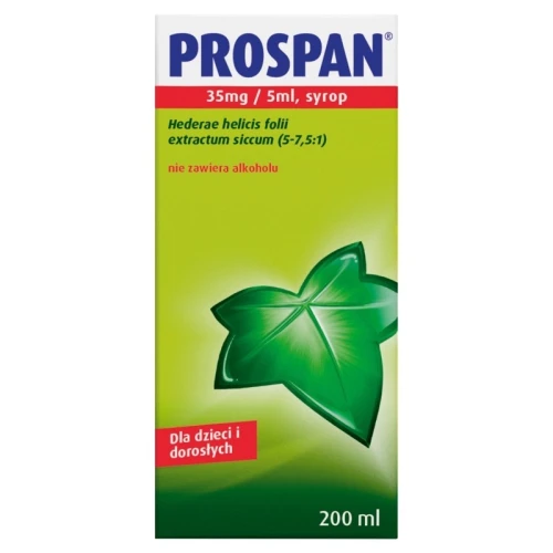Prospan Syrop 35 mg/5 ml, 200 ml - Syrop wykrztuśny