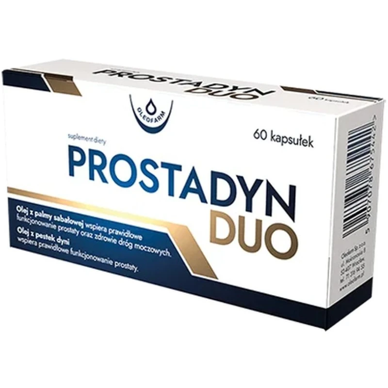 Prostadyn Duo, 60 kapsułek - Ze składnikami wspierającymi funkcjonowanie prostaty i zdrowie dróg moczowych