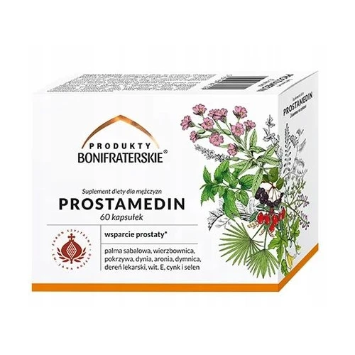 Prostamedin, 60 kapsułek - Kompozycja składników wspierających zdrowie prostaty