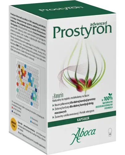 Aboca Prostyron Advanced, 60 kapsułek - Wsarcie kondycji dróg moczowych i prostaty