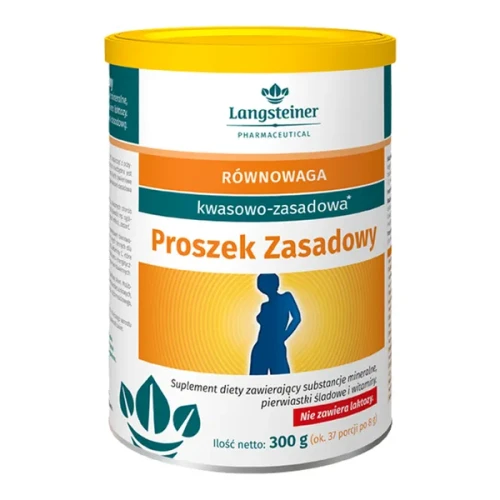 Proszek Zasadowy, 300 g - Opracowany z myślą o utrzymaniu równowagi kwasowo-zasadowej w organizmie