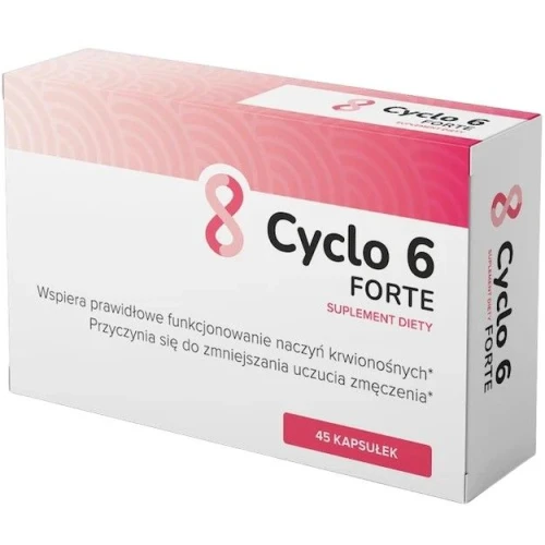 Proton Labs Cyclo 6 Forte, 45 kapsułek - Z diosminą, witaminą C i wyciągami ziołowymi – wsparcie krążenia w nogach
