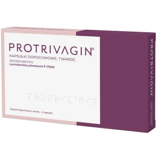 Protrivagin, 6 kapsułek dopochwowych - Probiotyk dopochwowy