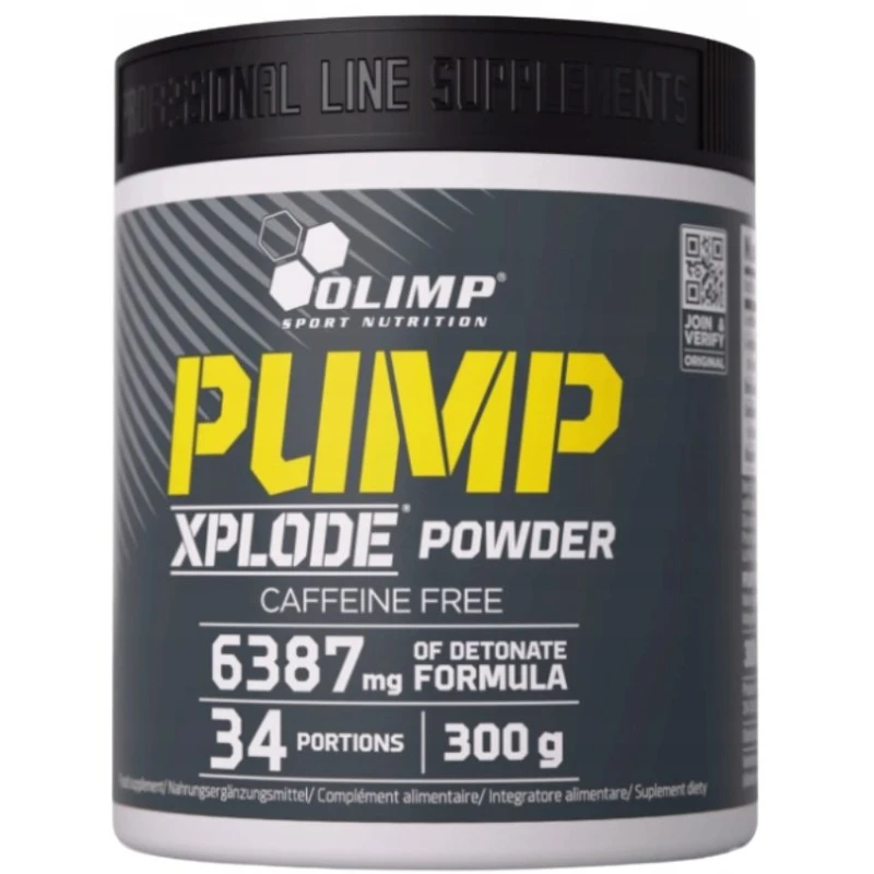 Olimp Pump Xplode Powder o smaku coli, 300 g - Dla osób aktywnych z aminokwasami i witaminami