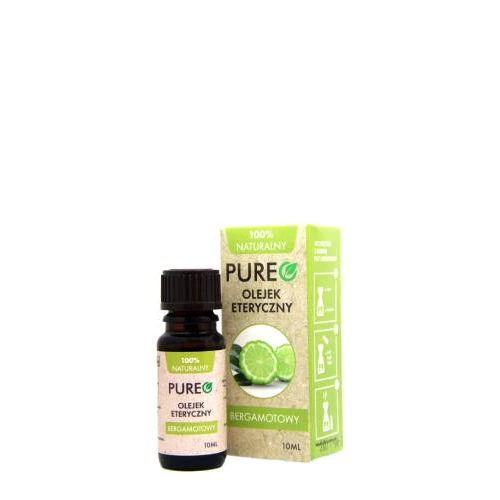 Pureo Naturalny olejek eteryczny bergamota, 10 ml - Dla relaksu i poprawy nastroju