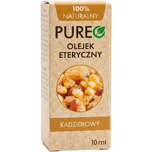 Pureo Naturalny olejek eteryczny Kadzidłowy, 10 ml - Do relaksującej aromaterapii, masażu oraz pielęgnacji skóry