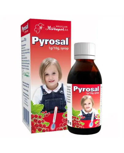 Pyrosal syrop, 125 g - Pomocniczo w stanach zapalnych górnych dróg oddechowych
