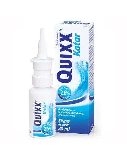 Quixx Katar woda morska do nosa, 30 ml - Roztwór hipertoniczny