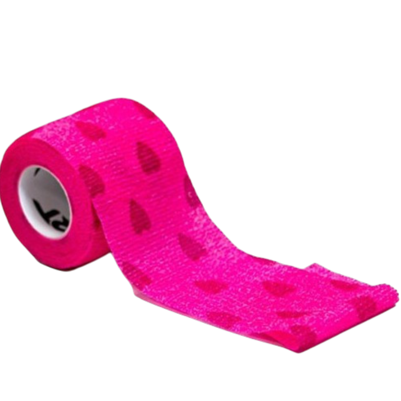 Rea Tape Serca,  Elastyczny bandaż kohezyjny samoprzylepny, 5 cm x 4,5 m, 1 sztuka - Mocuje bez zapinek i nie wymaga użycia nożyczek