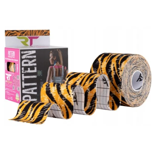 Rea Tape Patern Tygrys Taśma kinezjologiczna, 1 sztuka - Taśma do tapingu