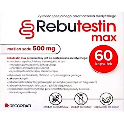 Rebutestin Max 500 mg, 60 kapsułek