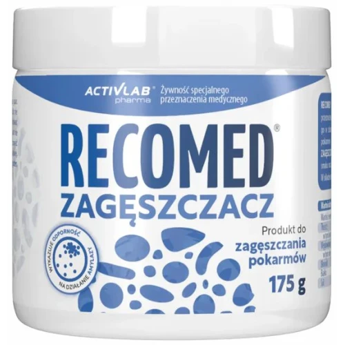 Recomed Zagęszczacz, proszek 175 g - Zagęszcza płyny i potrawy, ułatwia bezpieczne przełykanie