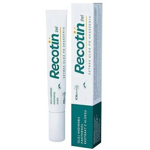 Recotin Żel po ukąszeniach owadów, 20 ml - Szybko się wchłania, ma przyjemny zapach