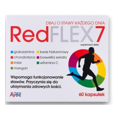 Red Flex 7, 60 kapsułek - Zestaw składników, który wspomaga funkcjonowanie stawów