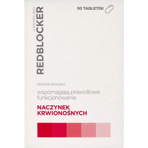 RedBlocker, 30 tabletek - Wsparcie dla skóry naczynkowej 